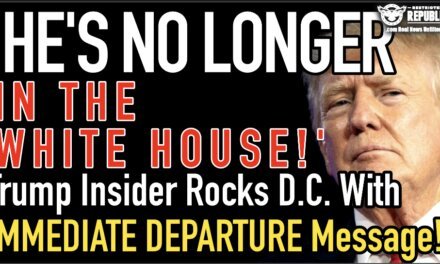 ‘He’s No Longer in The White House’! Trump Insider Rocks D.C. With IMMEDIATE DEPARTURE Message!